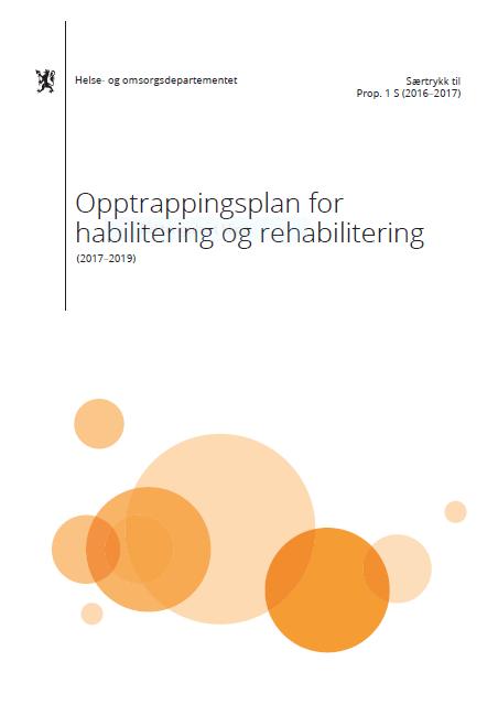 Opptrappingsplan for habilitering og rehabilitering Nokre viktige tiltak: Utprøving av ny modell for betre behandling og oppfølging av pasientar med kroniske lidingar Lettare tilgang til logoped