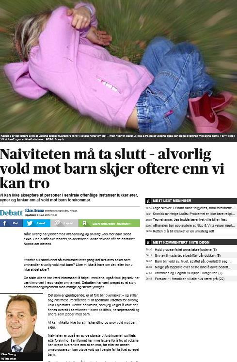 ved å kvitte oss med naiviteten er vi med på å øke barns trygghet helsestasjoner og helsesøstere