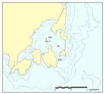 Bløtbunnsfaunaen er karakterisert som en typisk uforstyrret fjordfauna (I Meget god).