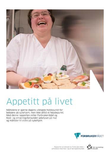 AKTUELT Bente Wallander (tekst) Appetitt på livet At måltidene for mange sykehjemsbeboere er dagens viktigste holdepunkt innebærer ikke at de alltid er et høydepunkt.