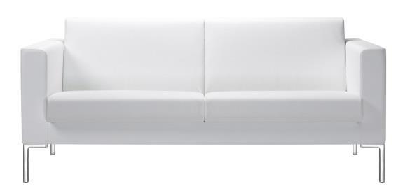 Avtagbare puter CP2D000000 12 425,00 14 616,00 volum:1,20m³, 3 seter sofa b:182,h:81,d:78 cm. ben polert alum.