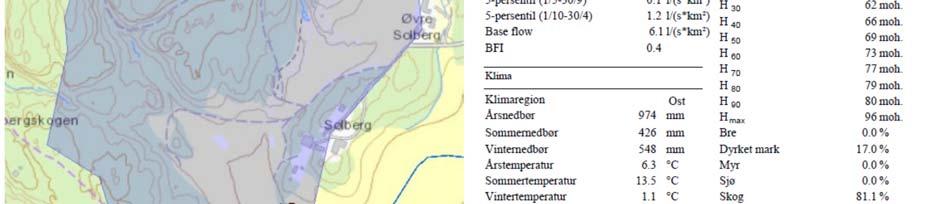 Prøvekjøringen viser at en kan ha god nytte av NEVINA for såpass store anlegg at de er karakterisert som vassdrag.