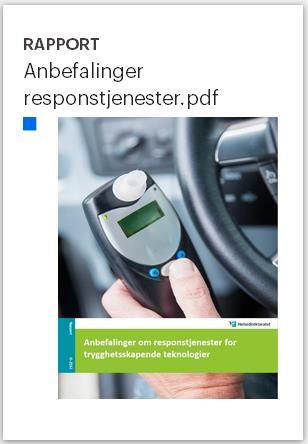 Overordna føringer for responssenter 2.