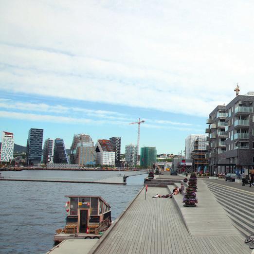 Byutvikling fra orkesterplass Havnepromenaden er folkets promenade.