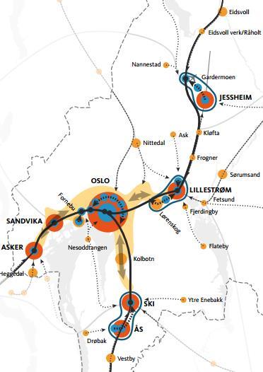 3.9 Hvor kommer veksten? Spørsmålet er relevant for å besvare hvilke deler av Ruters trafikkområde som vil ha behov for å økt bussanleggskapasitet.