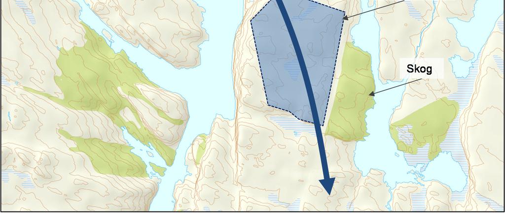 3. Med tanke på distanse til åpen sjø ligger planområdet noe mellom Flesland og Slåtterøy fyr.