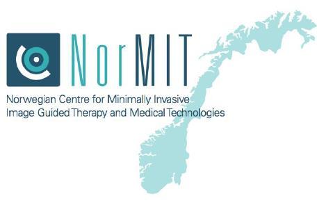 Høydepunkt i 2016 NorMIT Intervensjonssenteret ved Oslo Universitetssykehus og Fremtidens Operasjonsrom ved St Olavs Hospital er med NorMIT blitt en felles forsknings- og innovasjons infrastruktur,