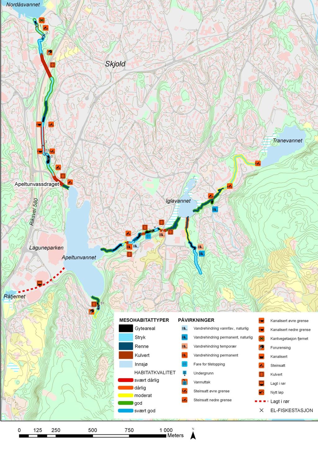 Gjennomførte tiltak (utvalg) Fiskepassasje Steinerskolen (2009) Fiskepassasje Apeltun Skole (2011) Fiskepassasje Osbanekulvert (2015) Restaurering av