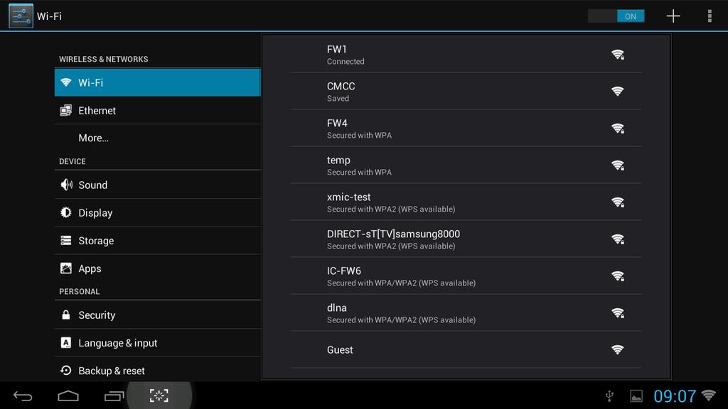 2. Sette opp skjermen 2.4-5 Android-systeminnstillinger Klikk Settings -ikonet på den sentrale Android-Home Screen (startskjermen).