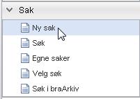 71 5 Lage en ny sak EDB Sak og Arkiv er utviklet for å gjøre organisasjonens behandling av saker enklere, bedre og mer effektiv.