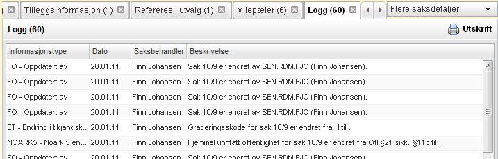 Arbeide med eksisterende saker 95 6.14 Avslutte en sak Når saken er ferdigbehandlet, d.v.s. at alle vedtak er fattet, alle dokumenter er skrevet / alle svar er gitt, avsluttes saken ved å gi den status A.