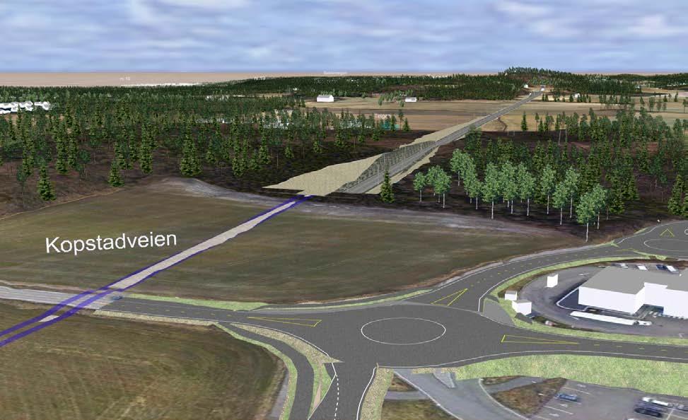 Betongtunnel ved Sletterødåsen anbefalt trasé Illustrasjon forslag pr.6.12.2016 Illustrasjon pr.6.12.2016 Illustrasjon - forslag pr.