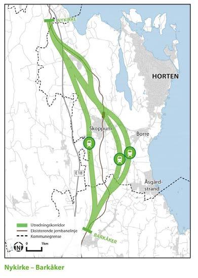 fra Oslo til Tønsberg innen