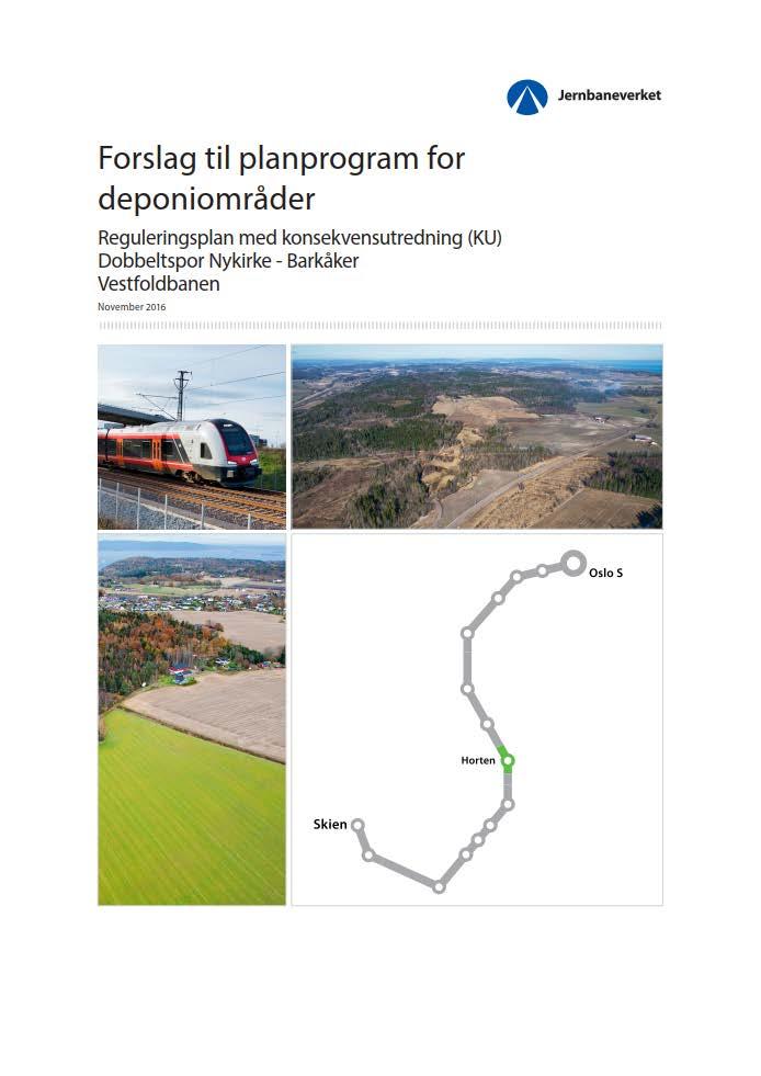 Presentasjon Bakgrunn for planprogram og KU Mulighetsstudie for deponier Beskrivelse av tiltaket