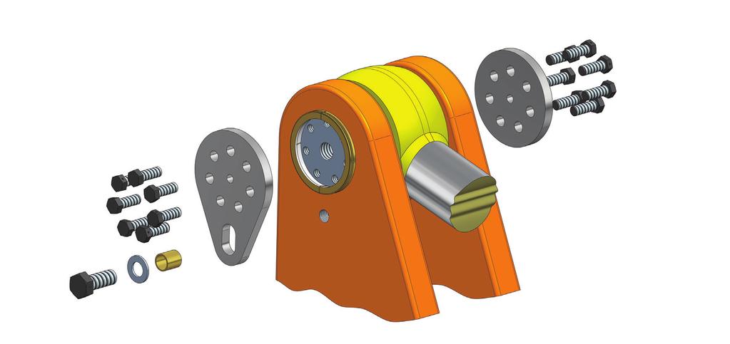 1/ bondura 6.6 1.1 conical sleeve removal / demontering av konhylse 1.1.1/ To make it as easy as possible to disassemble, the equipment must be offloaded.