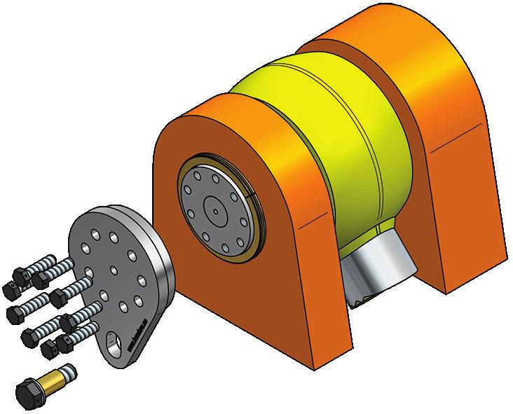 2/ bondura 6.1 2.1 conical sleeve removal / demontering av konhylse 2.1.1/ To make it as easy as possible to disassemble, the equipment must be offloaded.