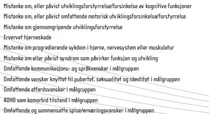 Habiliteringstjenester mennesker med