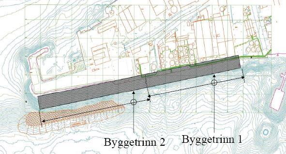 Kai Sjursøya, containerkai Byggetrinn