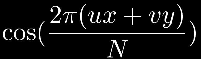 Alternativ basis Bildene med frekvensene u = 0,1,,N-1 v = 0,1,,N-1 Alle digitale gråtonebilder av størrelse NxN