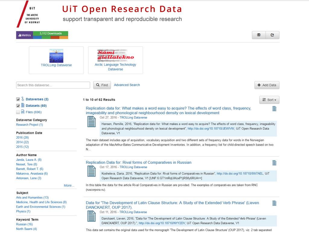 opendata.uit.no 15.11.