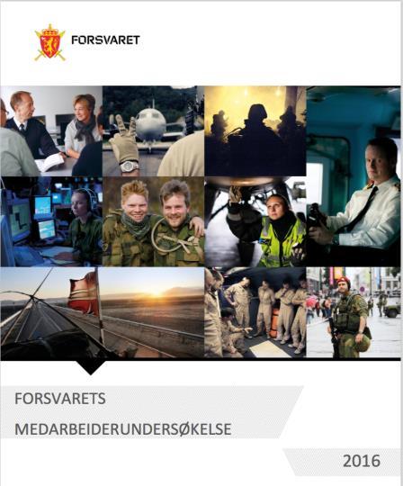 N = 9249 Et gjennomgående positivt inntrykk av lederskapssituasjonen i Forsvaret Undersøkelsen svarer positivt