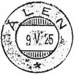 82 FH ÅLEN KIRKHUSMOEN brevhus, i Aalen herred, i landpostbud-ruten Kirkehusemoen - Moan, ble opprettet i april 1900. Brevhuset flyttet til gården Hov 13.06.1901.