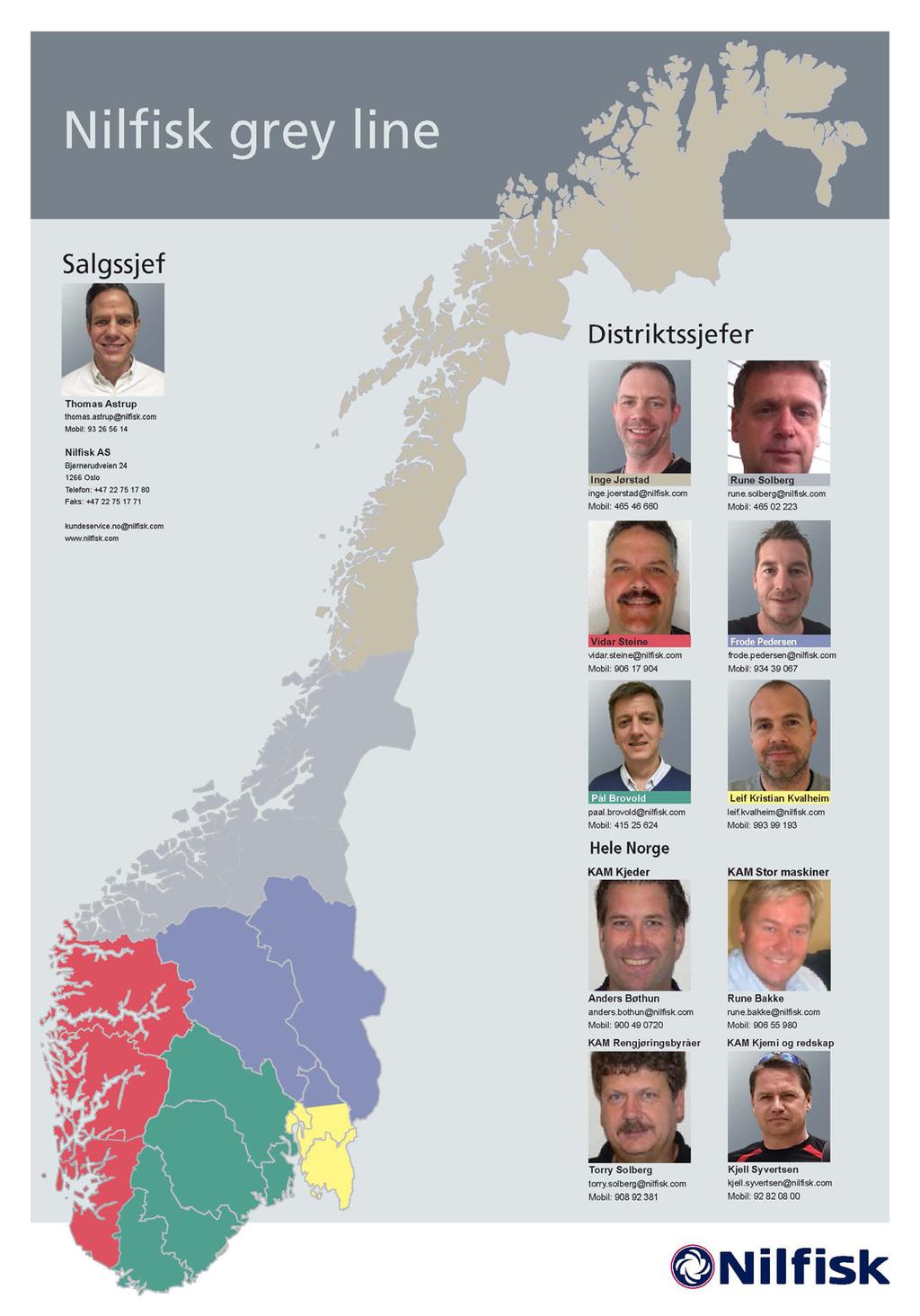 Rent Rengjøringmiddel varje gång! for rengjøringsmaskiner Mer informasjon... Besøk også vår hjemmeside kr.nilfisk.