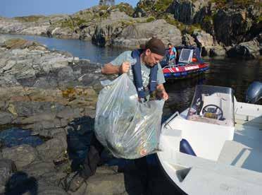 Administrasjonsavdelingen har i 2016 hatt mye arbeid med marin forsøpling, i et eget prosjekt i samarbeid med avfallsselskapene og kommunene i Bergensregionen.