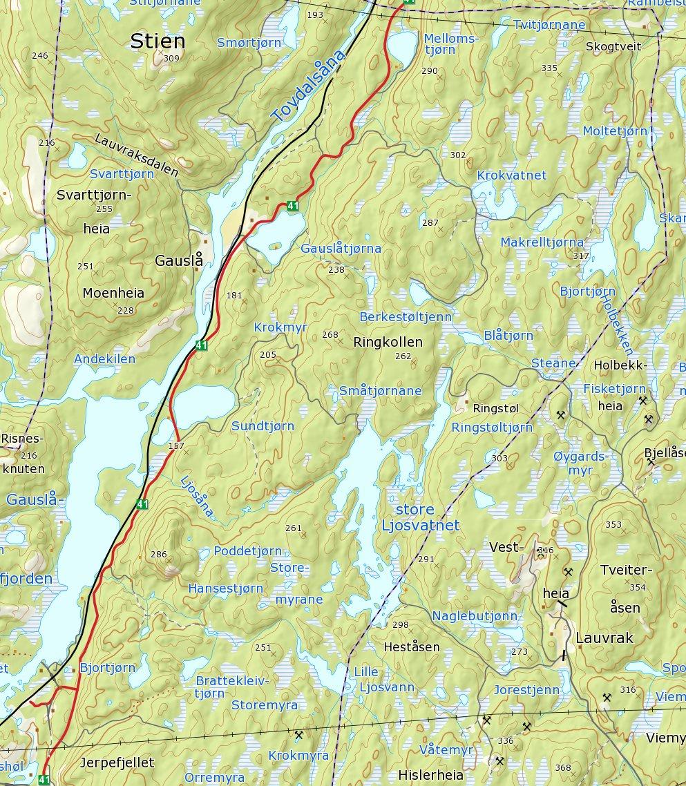 Markslag (AR5) 13 klasser 0 200 400 600m Målestokk 1 : 30000 ved A4