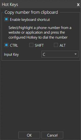 Ringe med hurtigvalg Windows på 3CX Telefon (Softphone) Hurtigtastfunksjonen lar deg kontrollere 3CX telefon ved å bruke snarveier på tastaturet.