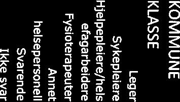 Sykepleiere 50% 46% 43% 42% 50% 72% 67% Hjelpepleiere/hels 3% 12% 10% 6% 8% 6% 0% efagarbeidere