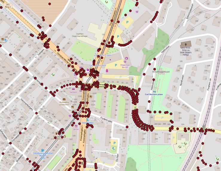 GPS-observasjoner GPS-observasjoner: Person-ID kjønn, alder Tur-ID Koordinater (x,y)