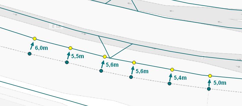 Koble GPS-punkter til NVDB-nettverk Hvert GPS-punkt finner