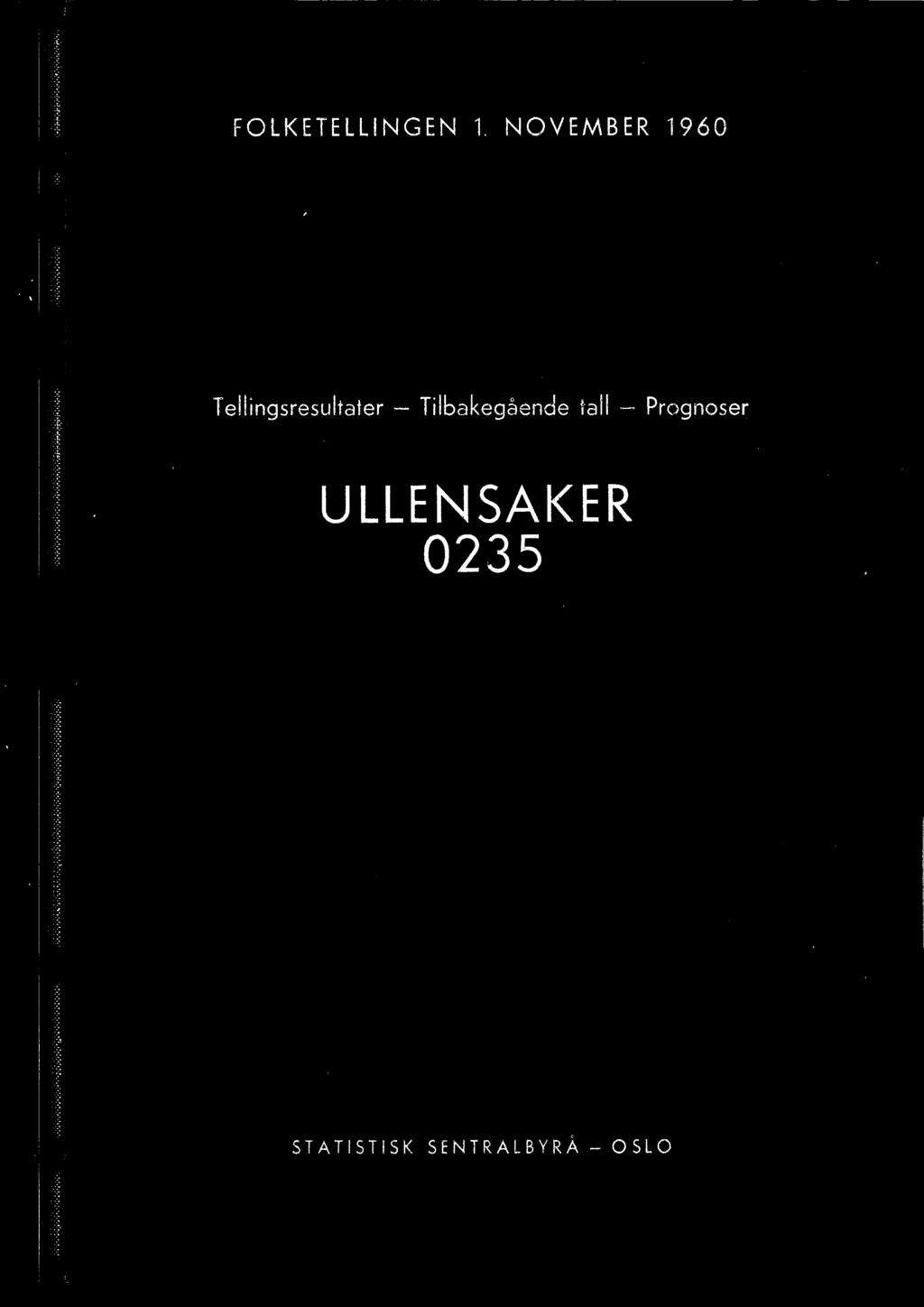 Prognoser ULLENSAER