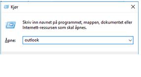 1. Gå til innboksen raskt Har du nettopp startet opp datamaskinen og ønsker å se i innboksen med én gang? Prøv dette. 1 Trykk på disse tastene: + R 2 Skriv inn outlook og trykk deretter på ENTER.