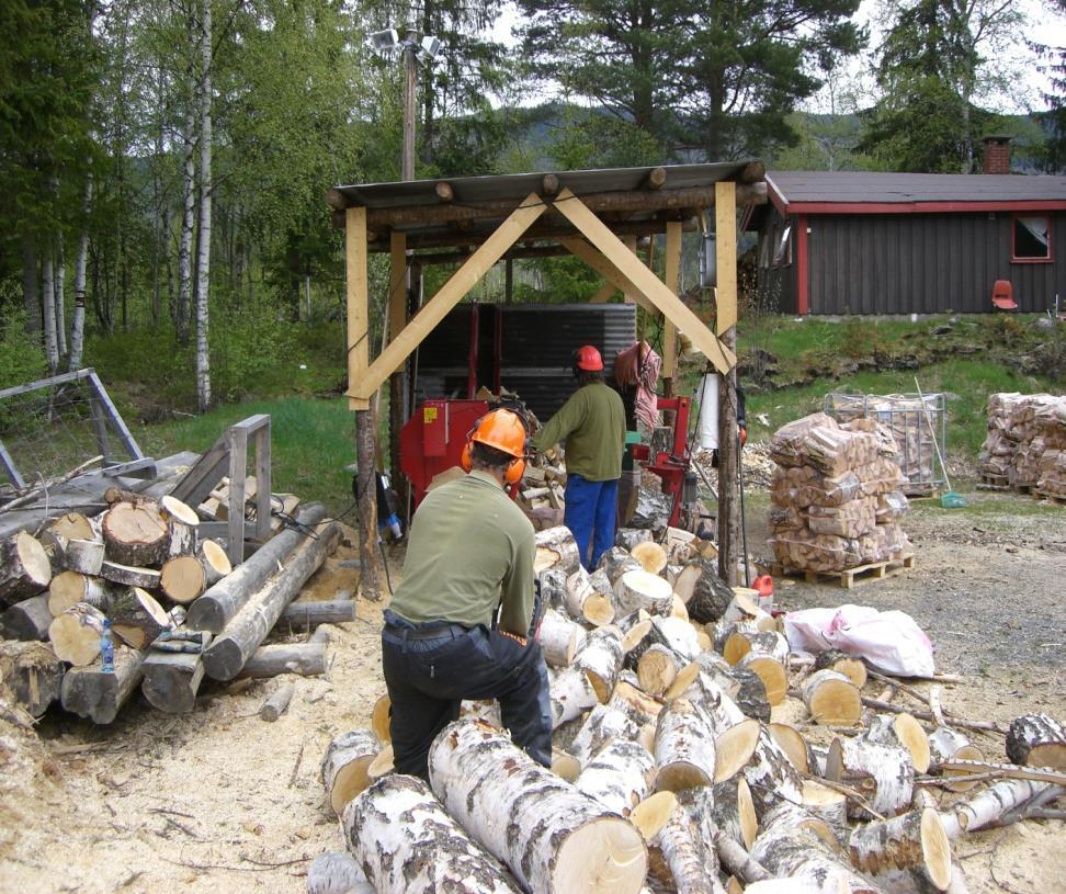 Arbeidsdrift / opplæring ved avd. Valdres Div.