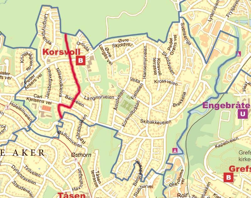 Møllergata skole Møllergata skole avgir elever til Fagerborg og Sofienberg skoler på ungdomstrinn. Den geografiske grensen som foreslås samsvarer med tidligere fordeling av elever.