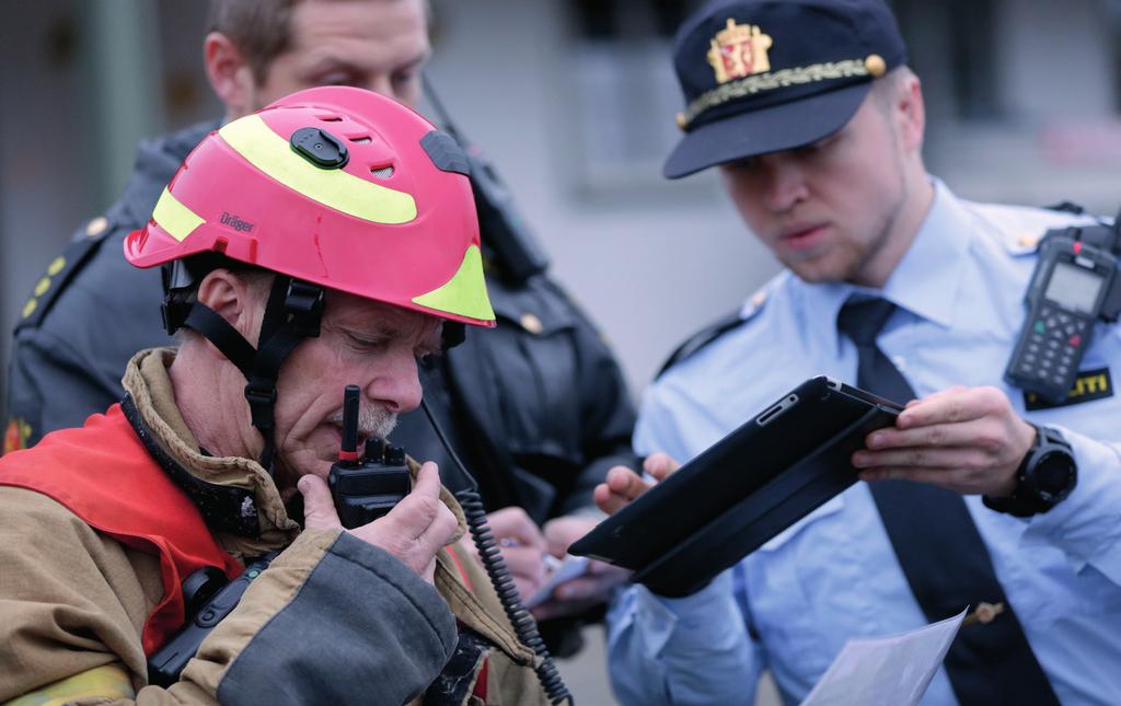 FUNKSJONALITET I NØDNETT kasjon. Dette gir mulighet til å snakke med svenske nød- og beredskapsaktører i internasjonale talegrupper som er etablert for formålet.