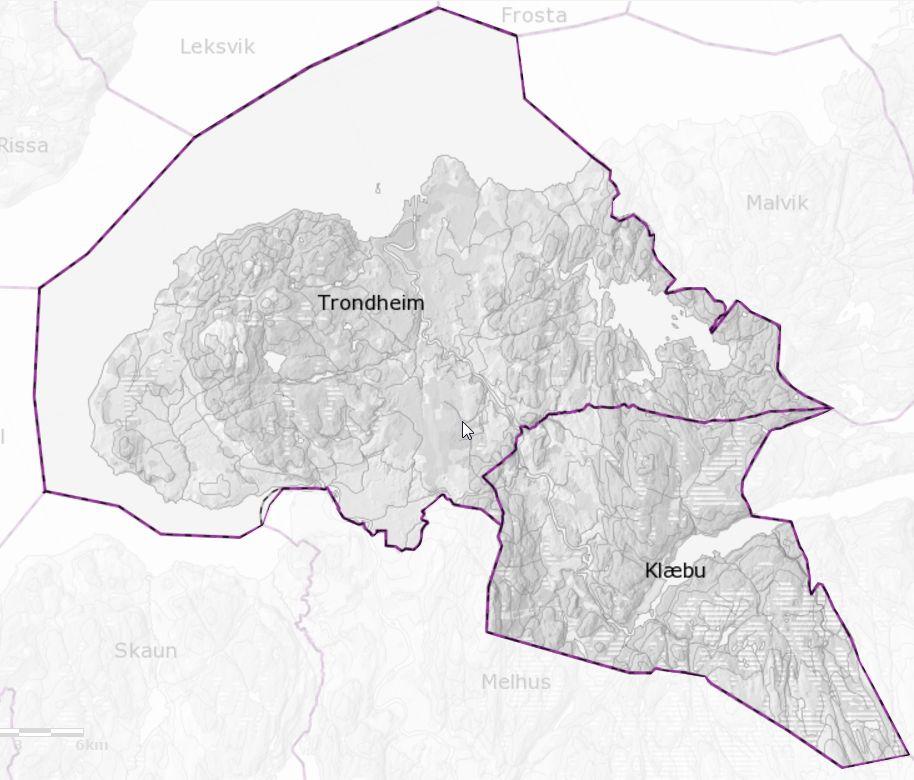 Planområde og planperiode Snødeponi Forurensede masser Planområdet er Trondheim og Klæbu kommuner.