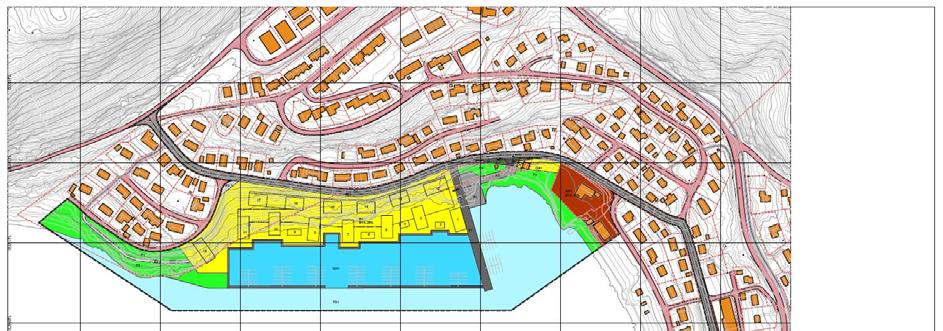 10.1 GENERELT Planområdet som vist i annonse for melding oppstart er på ca 150 mål. Område for utfylling i sjø er på 14,6 daa. Kystlinjen som blir omfattet av planen er på ca 927.