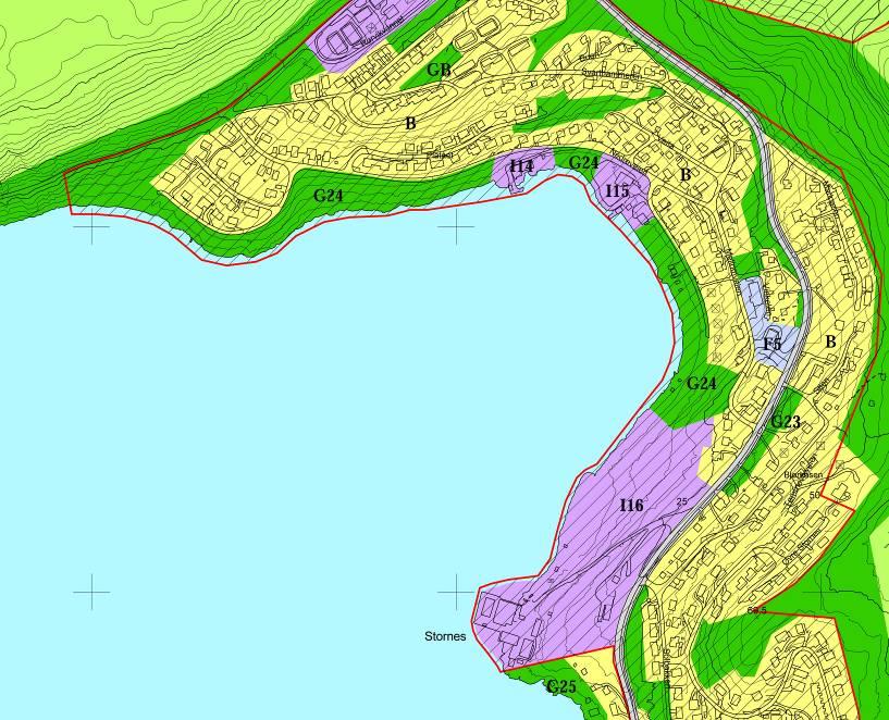 Kommunedelplanen for Rypefjord, utsnitt