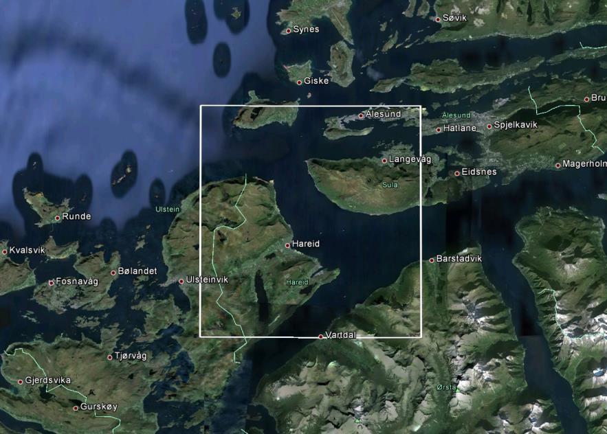 Innhentede AIS-data består av registreringer (tid og sted) for skip med AIS-utstyr, som har beveget seg gjennom det