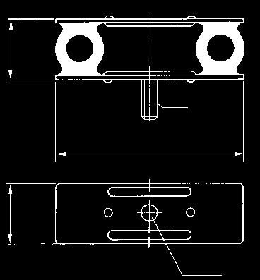 MULTISTIK, BESKYTTELSESHUSE / SOCKETS, PROTECTION HOUSINGS Materiale: Stålplade, rå Material: steel sheet 098 221 601/605/610 145 x 68 x 20 mm / 098 291 911 Gummiophæng Vibration