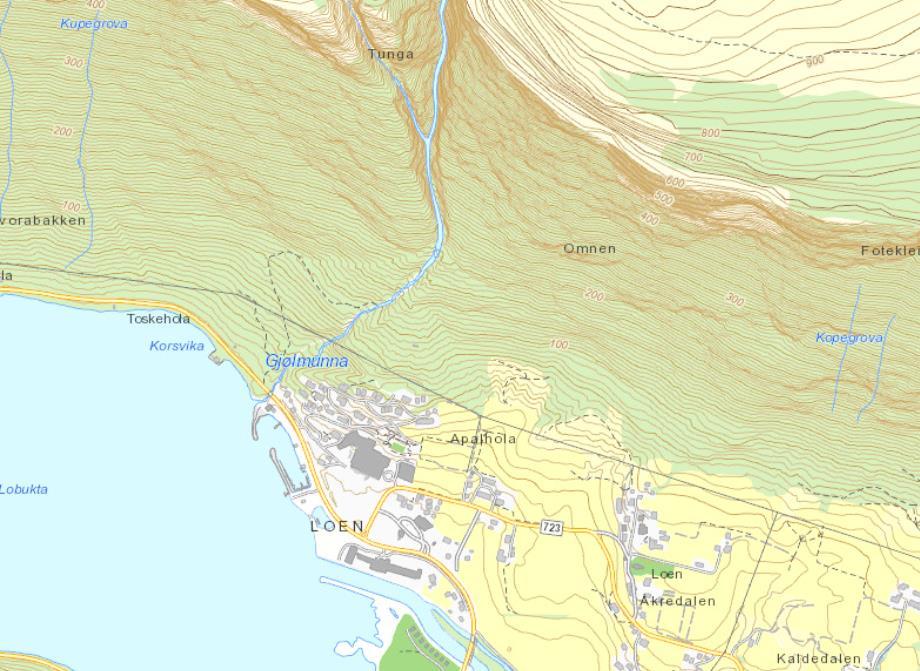 TOPOGRAFI OG GEOMORFOLOGI For å identifisere potensielle