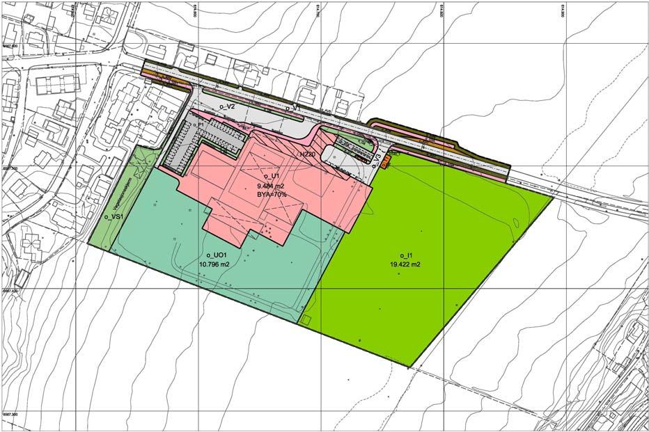 4.5 Universell utforming Adkomst Tomten består i hovedsak av to terrengnivå som blir tatt opp av skolebyggets to plan.