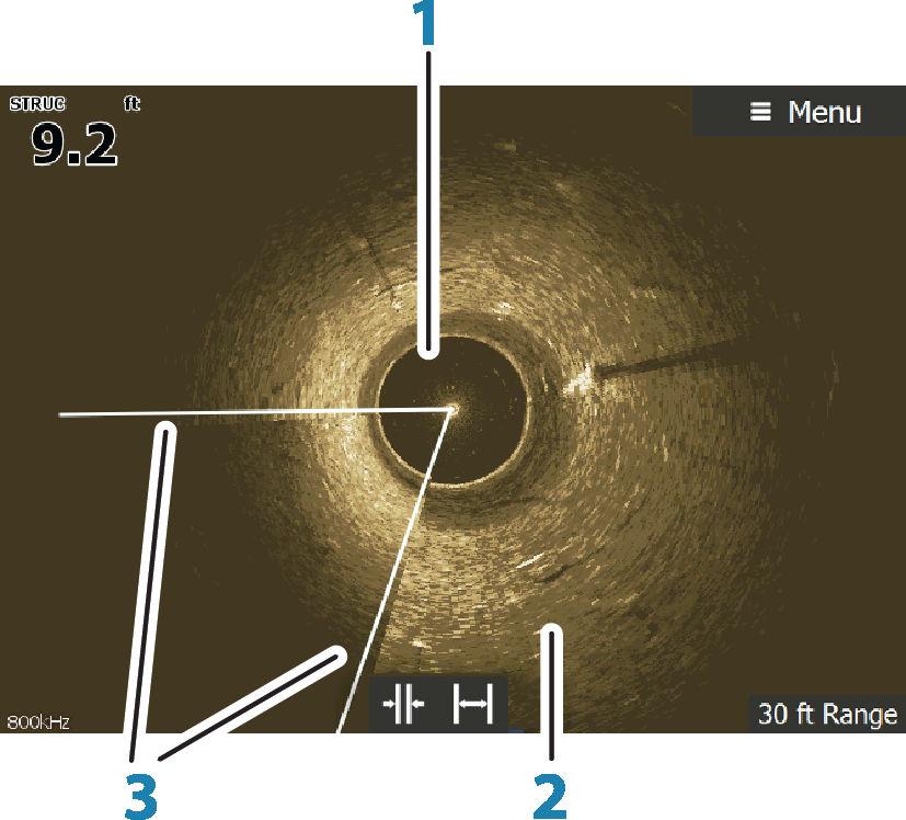 9 SpotlightScan For at du skal kunne bruke SpotlightScan-funksjonen må SpotlightScan-svingeren være montert på dorgemotoren, og posisjonssensoren for dorgemotoren må være montert på dorgemotorens