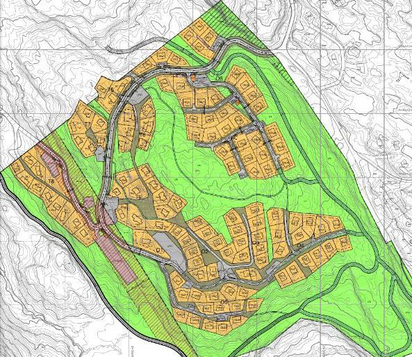 Utvikling Reguleringsplanforslag Langedalshaugen Planendring Endrin g Einingar 2006 474 O1 og O4-29