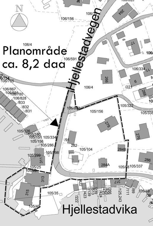 Offentlig gang- og sykkelveg og fortau er tatt med i planen for å vise allmenn tilkomst til kaiområdet, butikk og strandsonen fra den offentlige parkeringsplassen i nord.