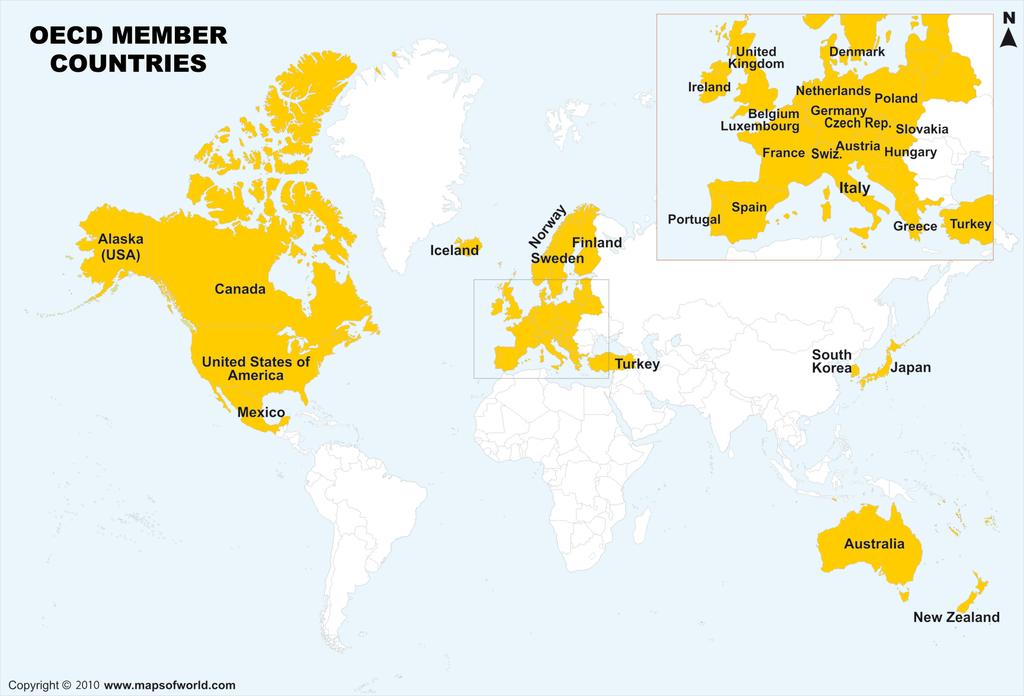 Om OECD: Organisation for Economic Cooperation and Development (OECD)