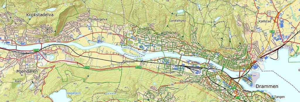 KONNERUD - ØKNING AV FORSYNINGSSIKKERHET 3/12 1 Innledning Konnerud forsynes i dag fra Glitrevannverket (Landfall) via trykkøkningstasjon Skogliveien.